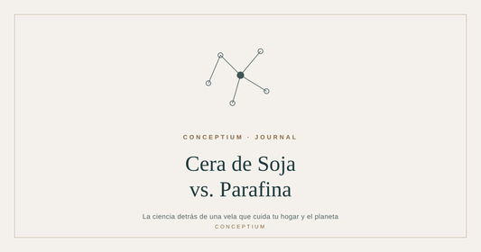 Cera de Soja vs. Parafina: La Ciencia Detrás de una Vela que Cuida tu Hogar y el Planeta