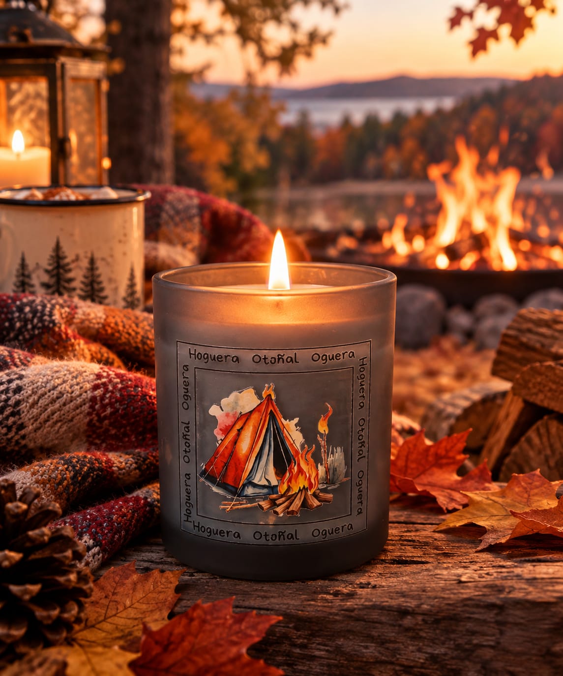 Autumn bonfire