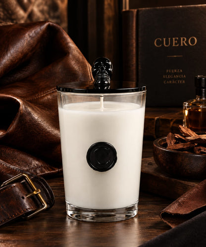Leather Scented Candle