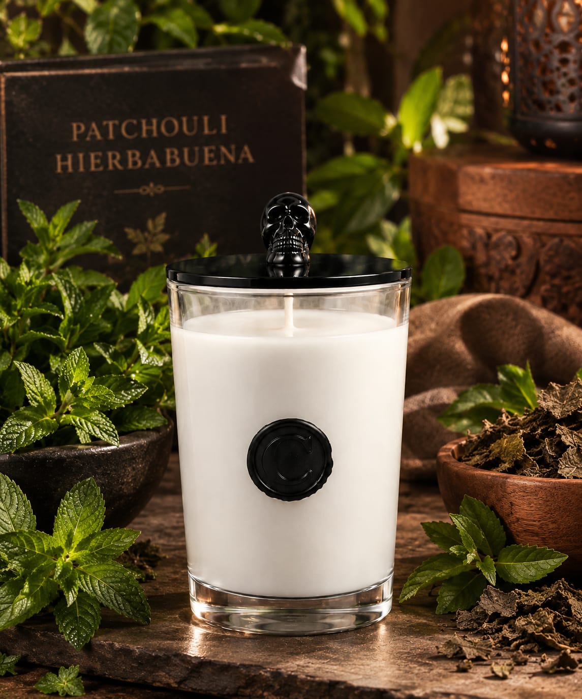 Patchouli & Spearmint Scented Candle