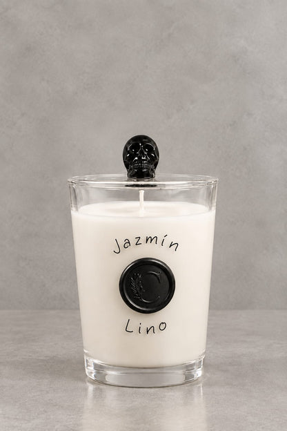 Jasmine & Linen Aromatic Candle