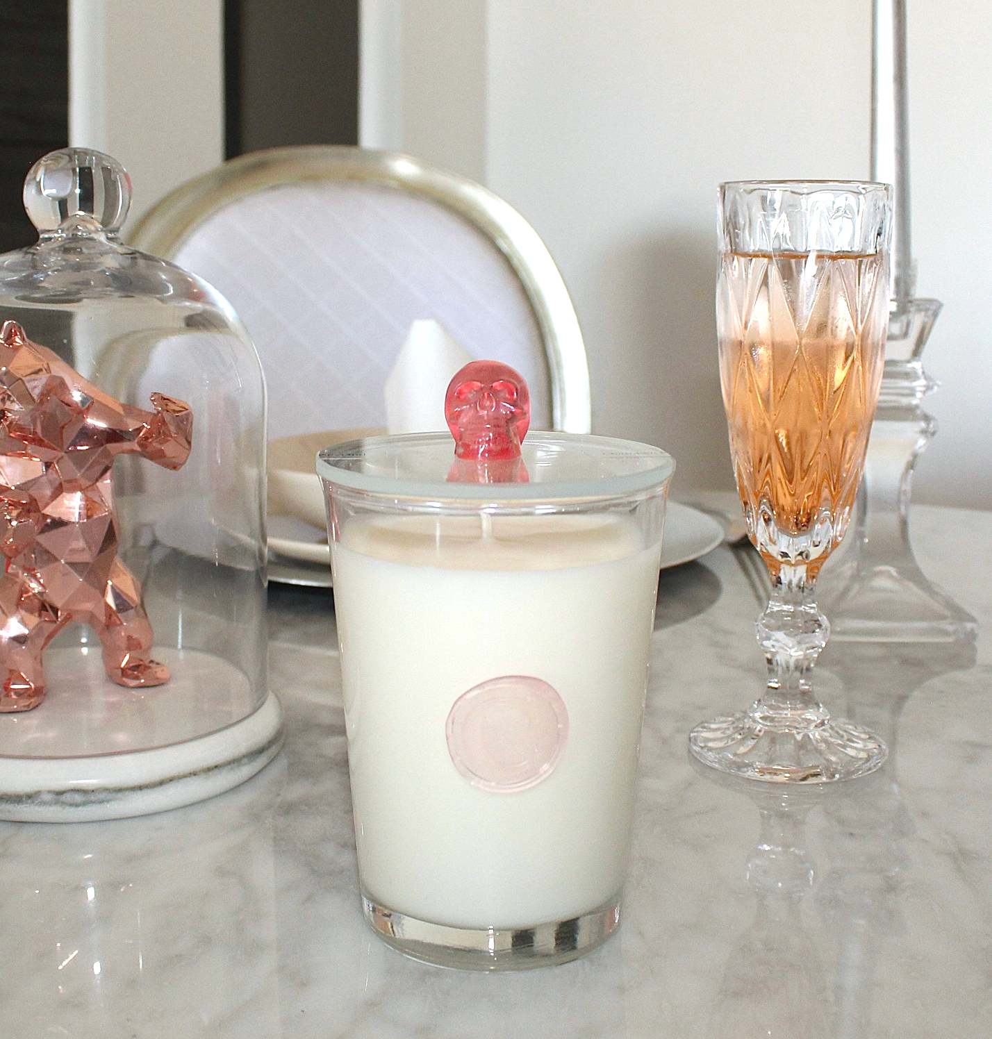 Vela Aromatica Champan Rose & Oud
