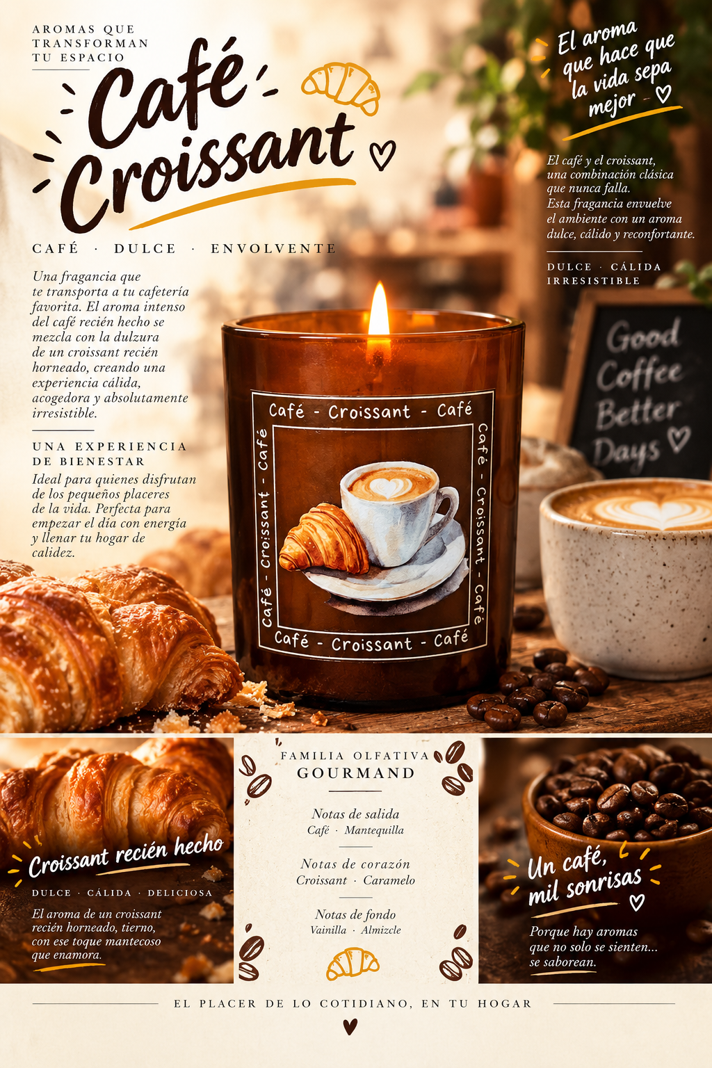 Coffee croissant