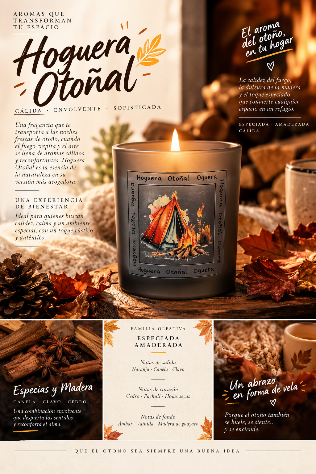 Autumn bonfire